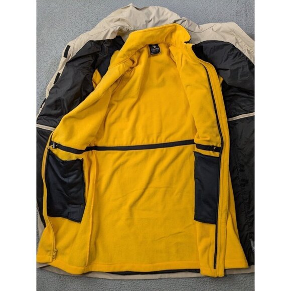 Columbia Ballistic Ridge Long Jacket Womens Medium Coat 3 in 1 Beige Hooded - Picture 13 of 16